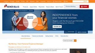 
                            11. My Money: Your Personal Expense Manager - ICICI Bank