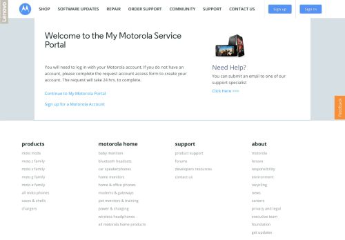 
                            10. - My Motorola Service Portal - Motorola Support