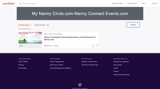 
                            13. My Nanny Circle.com-Nanny Connect Events.com Events | Eventbrite