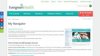 
                            13. My Navigator Patient Portal | Kirkland, WA | EvergreenHealth