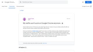 
                            5. My netflix won't work on Google Chrome anymore. - Google Product ...