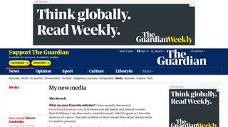 
                            10. My new media | Media | The Guardian
