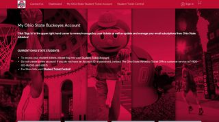 
                            12. My Ohio State Buckeyes Account |