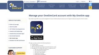 
                            8. My OneSim App - OneSimCard