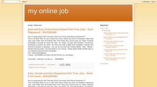 
                            2. my online job