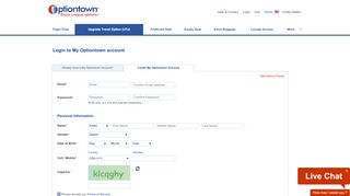 
                            2. My Optiontown Account - Optiontown.com