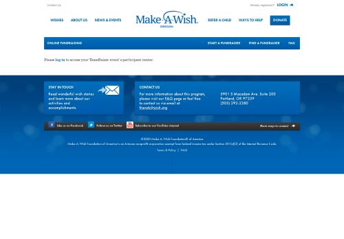 
                            7. My Participant Center - Make-A-Wish Foundation
