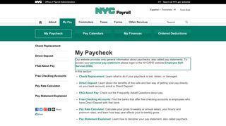 
                            2. My Paycheck - OPA - NYC.gov