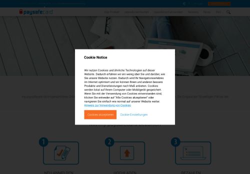 
                            2. my paysafecard: Das Konto für Ihre PINs - What is paysafecard?