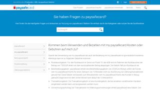 
                            4. my paysafecard Gebühren - paysafecard.com