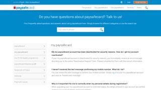 
                            3. my paysafecard - paysafecard.com - What is paysafecard?