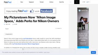 
                            8. My Picturetown Now 'Nikon Image Space,' Adds Perks for Nikon Owners