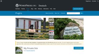 
                            7. My Private Site | WordPress.org