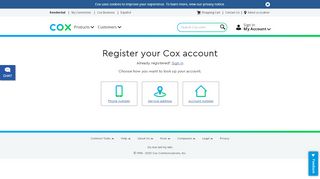 
                            11. My Profile Registration | Cox Communications