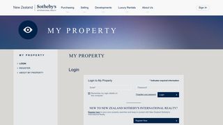 
                            6. My Property - Sign In to My Property | New Zealand Sotheby's ...