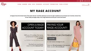 
                            2. MY RAGE ACCOUNT | RageSA