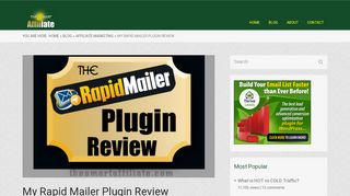 
                            13. My Rapid Mailer Plugin Review - The Smart Affiliate