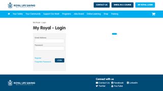 
                            10. My Royal - Login - Royal Life Saving WA