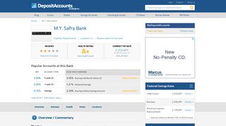
                            9. M.Y. Safra Bank Reviews and Rates - Deposit Accounts