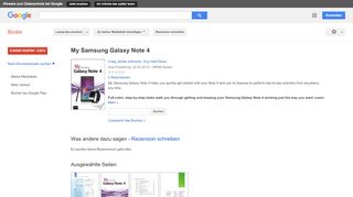 
                            8. My Samsung Galaxy Note 4 - Google Books-Ergebnisseite