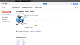 
                            7. My Samsung Galaxy Note 5 - Google Books-Ergebnisseite