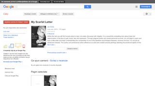 
                            7. My Scarlet Letter - Rezultate Google Books