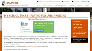 
                            7. My School Bucks - Paying for Lunch Online – Child Nutrition & Food ...