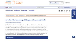 
                            7. my school! Das Luxemburger Bildungsportal www.education.lu ...