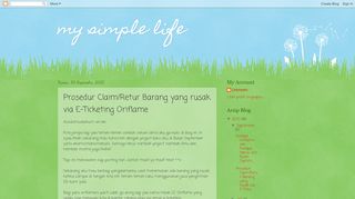 
                            12. my simple life : Prosedur Claim/Retur Barang yang rusak via E ...