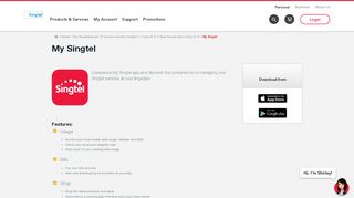 
                            11. My Singtel | Singtel