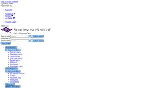 
                            13. My SMA Health Online - Southwest Medical