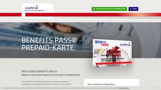 
                            3. My Sodexo Card - Benefits Pass® Prepaid-Karte