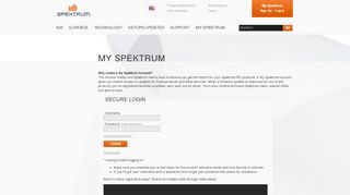 
                            1. My Spektrum - Spektrum - The Leader in Spread Spectrum Technology