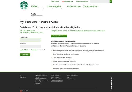 
                            11. My Starbucks Rewards Konto - My Starbucks Rewards | Starbucks ...