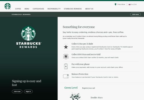 
                            7. My Starbucks Rewards | Starbucks Coffee Company