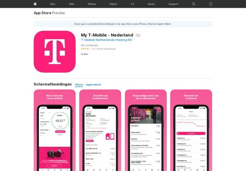 
                            12. My T-Mobile - Nederland in de App Store - iTunes - Apple
