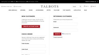 
                            6. My Talbots Account Login
