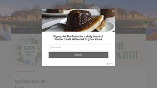 
                            1. My Taste Account - TheTaste.ie