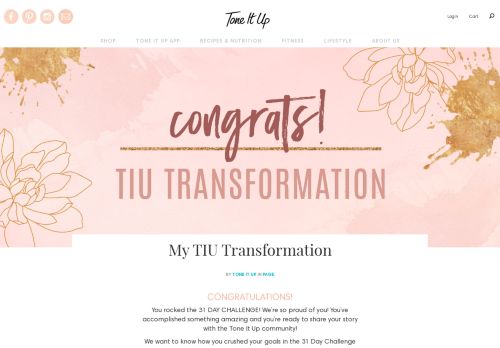 
                            8. My TIU Transformation - ToneItUp.com