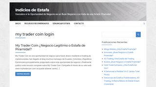 
                            4. my trader coin login - Multinivel Honesto