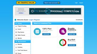 
                            7. My Traffic Value: Investment