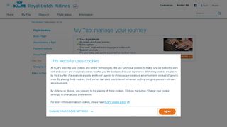 
                            10. My Trip: manage your journey - KLM.com