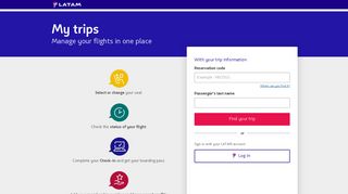 
                            8. My Trips | All your travel information | LATAM Airlines New Zealand