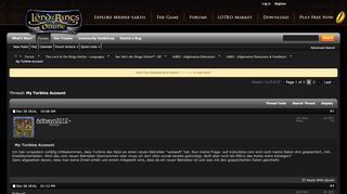 
                            2. My Turbine Account - LotRO