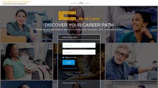
                            9. My UC Career: Login or Sign Up