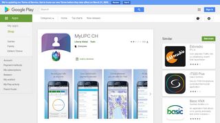 
                            10. My UPC CH – Apps bei Google Play