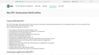 
                            2. My UPC: la tua area clienti online | UPC