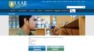 
                            4. My URMS - ULAB