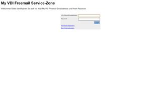 
                            12. My VDI Freemail Service-Zone - VDI Online Login