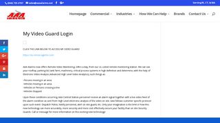 
                            11. My Video Guard Login - AAA Alarms and Fire Protection